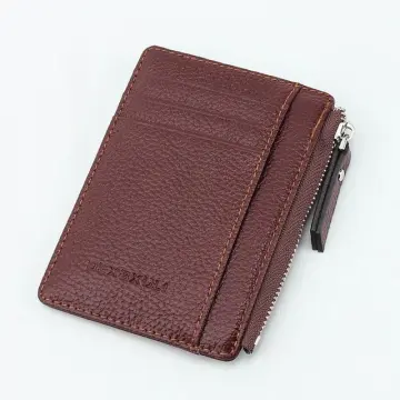 Travel Leather Bank Card Package Coin Bag Men Wallets Fashion