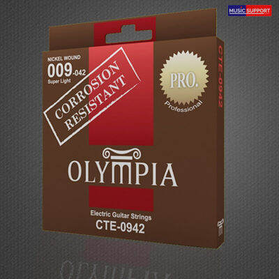 สายชุดกีต้าร์ไฟฟ้าเคลือบ Olympia CTE-0942 09-42