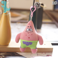 UUU การ์ตูนการ์ตูนอะนิเมะ RIGID bobs จี้พวงกุญแจ Patrick Star Plush ตุ๊กตาตุ๊กตารถพวงกุญแจพวงกุญแจ Soft Plush Toy BAG Decor KID Gift