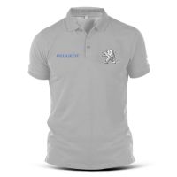 เปอโยต์Peugeot Polo เสื้อยืดผ้าฝ้ายพิมพ์ลายขนาดใหญ่สําหรับผู้ชาย