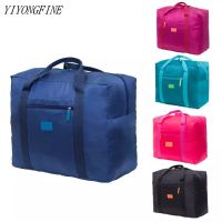 [Baozhihui]Sac De Voyage Pliant De Grande Capacité Sac De Sport Imperméable En Nylon Organisateur De Vêtements À ช่วงหลัก De Voyage Pour Hommes Et Femmes Cube D 39; Emballage