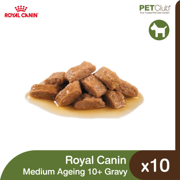 petclub-royal-canin-medium-ageing-10-gravy-สุนัขสูงวัย-พันธุ์กลาง-อายุ-10-ปีขึ้นไป-140-กรัม-ยกกล่อง-10-ซอง