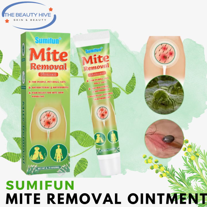 Sumifun Mite Removal Cream Remove Scabies Pubic Lice Ointment Skin Anti ...