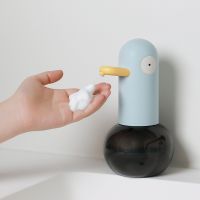 [COD] hand washing duck automatic sanitizer machine children love to use soap dispenser foam mobile phone induction