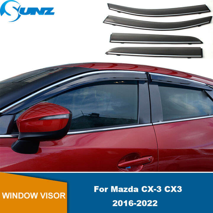 Window Visor For Mazda CX-3 CX3 2016 2017 2018 2019 2020 2021 2022 Car ...