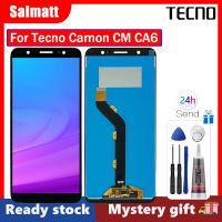 Salmatt จอ LCD แบบดั้งเดิมสำหรับ Tecno Camon ซม. หน้าจอสัมผัสอะไหล่ชุดประกอบจอแสดงผลหน้าจอสัมผัสคอมโบ CA6