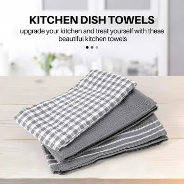 5pcs Random Color Kitchen Towel And Dishcloth Set, Dish Towel For Washing  Dish, Dish Rag For Everyday Cooking Baking