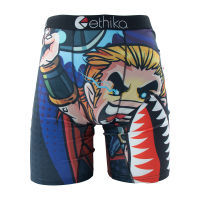 กางเกงบ็อกเซอร์ผู้ชายคุณภาพสูงกางเกงบ็อกเซอร์แห้งเร็ว Mens Boxershorts กางเกงบ็อกเซอร์ลาย 1064