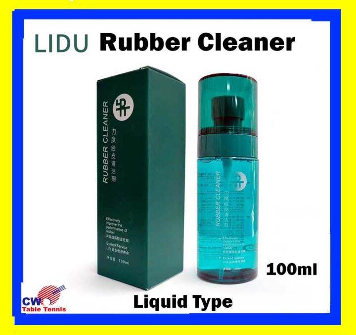 Lidu Cleaner Table Tennis Rubber Cleaner Spray Liquid Type Ping Pong