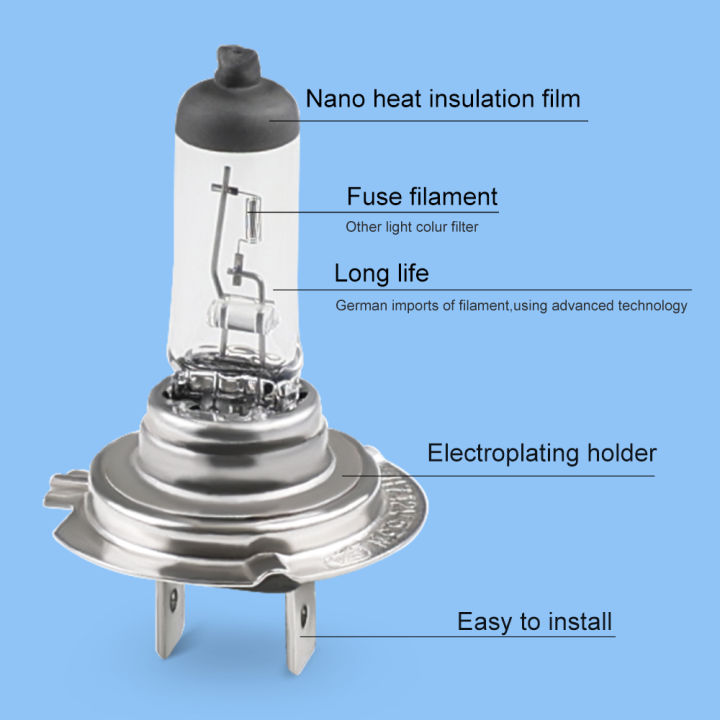 2ชิ้น-h7-55วัตต์ล้าง-llight-4300พันฮาโลเจนรถยนต์หลอดไฟโคมไฟรถยนต์ไฟภายนอกไฟหน้าโรงงานราคารถจัดแต่งทรงผมที่จอดรถ