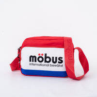 Mobus กระเป๋าสะพายข้างผู้ชาย ขนาดกลาง 2 ช่องซิป พร้อมส่ง 7 สี (1623)