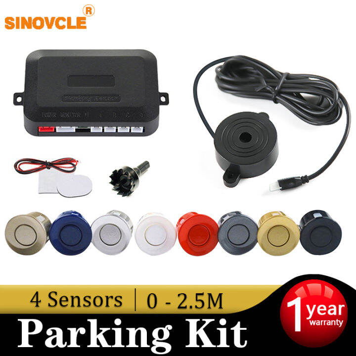 Buzzer Car Parking Sensor Kit Backup Radar Sound Alert Indicator Probe
