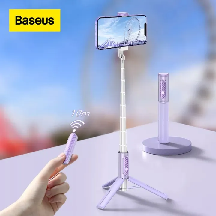 Baseus Selfie Stick Wireless Bluetooth Tripod For Phone Extendable