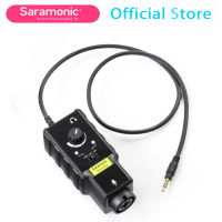 Saramonic SmartRig XLR Microphone Preamplifier Audio Adapter Mixer Preamp &amp; Guitar Interface for DSLR Camera iPhone 7 7s 6 iPad