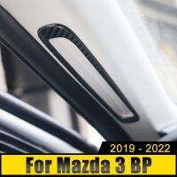 รถเหล็กสแตนเลสเสาลำโพงระบายอากาศขอบด้านในตกแต่งสำหรับ Mazda 3 2019 2020 2021 2022อุปกรณ์ปั้น BP