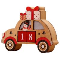 Wood Christmas Advent Calendars Christmas Decorations for Home Christmas Ornament Creative Christmas Gifts