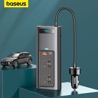 Baseus Car Inverter DC 12V to AC 220V 150W Auto Converter Type-C USB Fast Charging Charger EU Socket Car Inverter Power Adapter