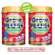 Combo 2 hộp sữa Nutifood Grow Plus đỏ 900g