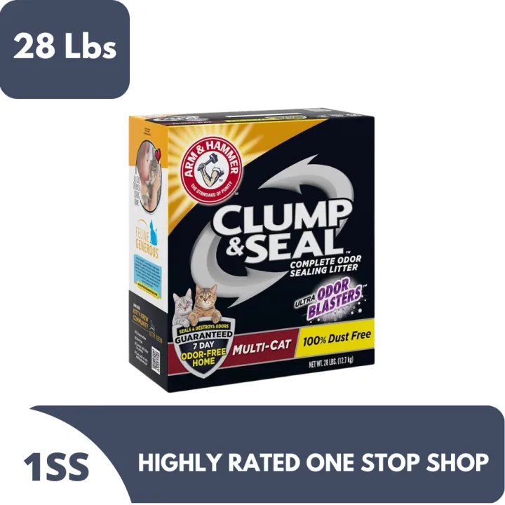 Arm & Hammer, Clump & Seal Multi Cat Litter 28 Lbs Lazada PH