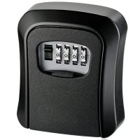 Key Lock Box, Key Cabinet Organizer, Metal Key Lock Box, Wall Mounted Waterproof Key Storage Lock Box with Mounting Kit