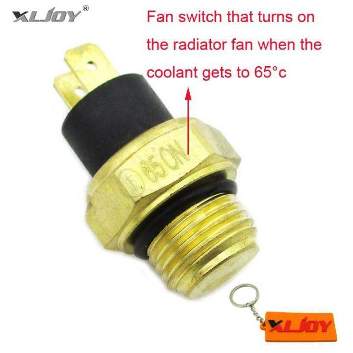 XLJOY M16 ATV Radiator Thermal Cooling Fan Switch For 250cc Water Cooled Quad 4 Wheeler Scooter