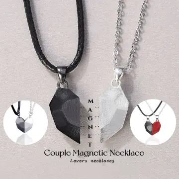 Magnetic Heart Couple Necklace