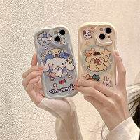 เคสโทรศัพท์เซลล์สำหรับ OPPO A17 A16 A15 A3S A55 A5S A53 A78 A58 A15S A95 A12E A16S A76 A54 A92 A72 A31 A74 4G นิ่มกันกระแทก Kuromi Cinnamorpuroll ใน A33ทีพียูโปร่งใสขอบโค้งเป็นคลื่น