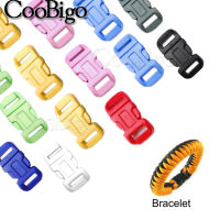 100Pcs สีสัน Contoured Side Release Buckles DIY Paracord celet Weing Backpack Strap Bag Dog Collar Accessories Plastic