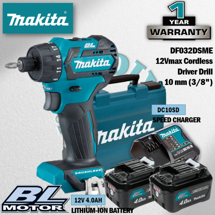 MAKITA DF032DZ / DF032DSAE / DF032DSME 12Vmax Cordless Driver Drill ...