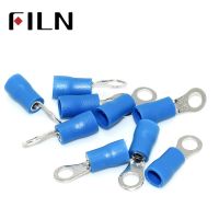 RV2-4S Blue Ring insulated terminal Cable Wire Connector suit 1.5-2.5mm Electrical Crimp Terminal 100PCS/Pack