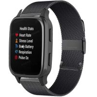 [HOT JUXLLKBKOW 514] 20มิลลิเมตรสายนาฬิกาข้อมือสำหรับ Garmin Venu Sq เพลงสาย Milanese สำหรับผู้เบิกทาง645 245เมตรสร้อยข้อมือสมาร์ทเปลี่ยนสายรัดข้อมือ Correa