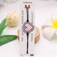 Bracelet - Cute Cartoon Retro Game Handle End Of Game Pixel Love Modeling Black Rope Metal Enamel Bracelet