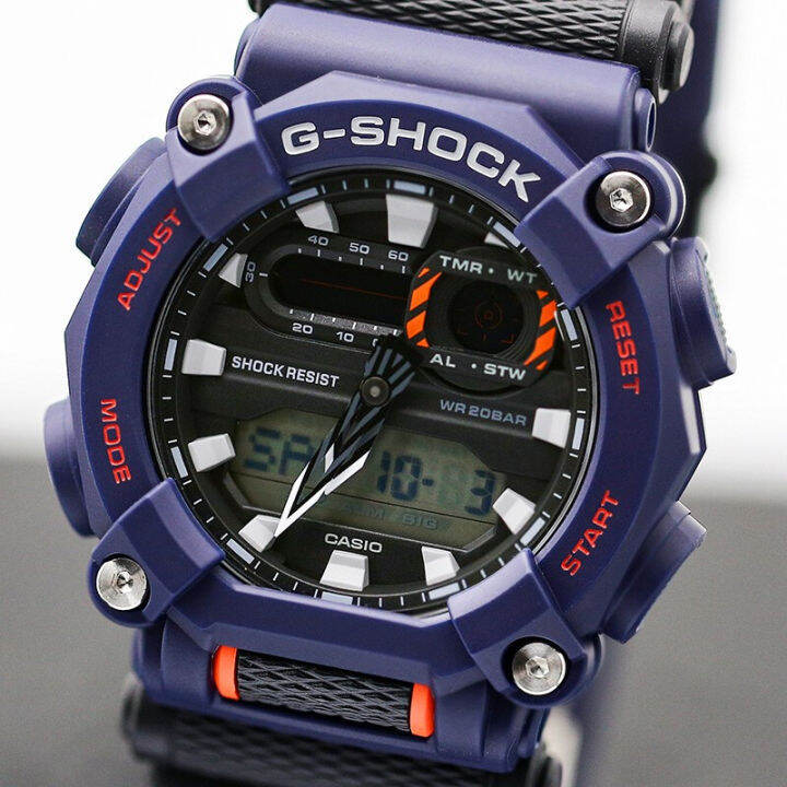 นาฬิกากีฬาผู้ชาย-g-shock-ga900-ต้นฉบับ-แสดงเวลาคู่-กันน้ำได้ถึง-200-เมตร-กันกระแทกได้-โลกเวลา-แสง-led-อัตโนมัติ-รับประกัน-4-ป-ga-900-2a-ใหม่แท้