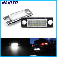 2ชิ้น LED จำนวนป้ายทะเบียนแสง3B5998026สำหรับ VW P Assat B5.5 B6แคดดี้ MK3กอล์ฟ Transporter S Koda T5 T Ouran J Etta MK3MK5