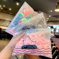 ℡❉✒ 50Pcs/Pack 2021 New Fashion Colorful Hair Bands High elasticity For Girls Elastics Rubber Bands for Girls Women Hair Accessories