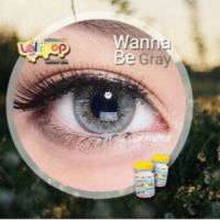 Wanna Be Gray ? Lollipop ? สีเทา ตาโต หวาน คอนแทคเลนส์ บิ๊กอาย Contact Lens ค่าสายตา -0.50 -0.75 -1.00 -3.00 สายตาสั้น