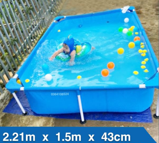 Hồ bơi cho trẻ, bể bơi lắp ghep khung kim loại bestway 56401 - ảnh sản phẩm 1