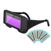 Solar Auto Darkening LCD Welding Helmet Glasses Mask Goggles Eyes Protector Welder Cap Goggles Machine Soldering Mask