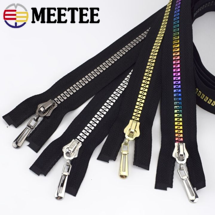 1-2pcs-meetee-8-80cm-open-end-resin-zipper-coat-down-jackets-clothes-bag-sewing-zippers-diy-repair-kits-garment-accessories-door-hardware-locks-fabri