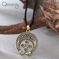 【CW】 Fashion Slavic Russian Necklace Men Lunnitsa fashion Tibetan JewelryPagan Pendant Amulet Antique fashion Pendant Collier