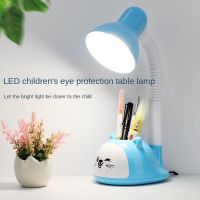 LED desk lamp eye pupils write dormitory cartoon learning children bedroom the head of a bed work desk plug-in