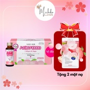 Nước uống Collagen de Happy 10.000mg Nitta Gelatin Nhật Bản Hộp 10 chai x