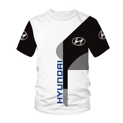 Summer Hyundai Mobis World Rally Championship Leisure Sports Quick Dry Short Sleeve Mens Outdoor Racing T-Shirt