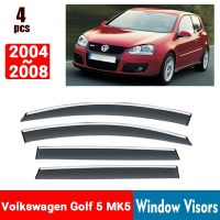 ที่บังแดด2004-2008สำหรับ VW Golf 5 V MK5 TDI GTI R32กระจกบังแดดที่บังฝนกระบังกันลม