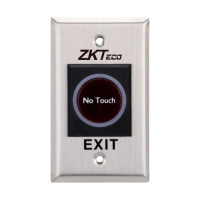 ZKTeco ของแท้ No Touch Exit Switch สวิทซ์กดออกแบบไม่ต้องสำผัส (NO TOUCH Exit Switch)