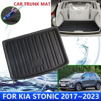 สำหรับ Kia Stonic YB CUV 2017 ~ 2023 2018 2019 2020 2022แผ่นป้องกันฝาหน้าฝาหลังกระโปรงรถดินสอเขียนขอบตากันน้ำอุปกรณ์ป้องกันการเสื่อกันเปื้อน