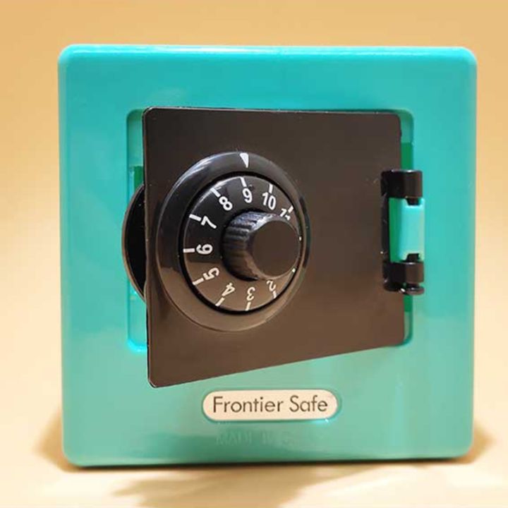 กล่องตู้เซฟนิรภัยธนบัตรเก็บเงินสดเก็บเหรียญกุญแจแบบรหัสกล่องใส่เงินขนาดเล็ก