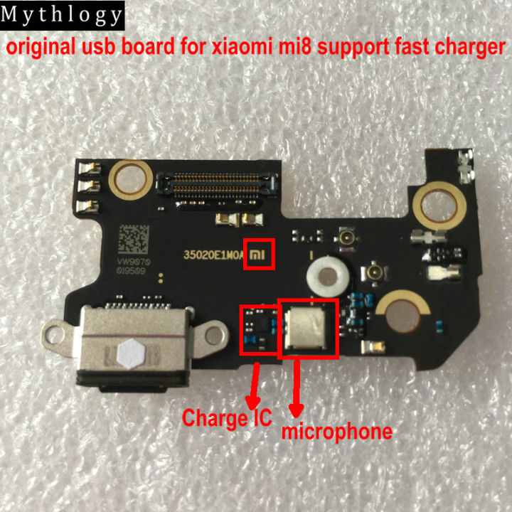 asal-untuk-mi8-xiaomi-usb-lembaga-flex-kabel-dok-mikroefon-bimbit-ic-sokongan-pengecas-pantas
