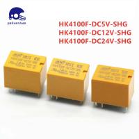 Pianshan รีเลย์ HK4100F-DC24V-SHG 3A HK4100F-DC12V-SHG 6ขา,รีเลย์โมดูล HK4100F-DC5V-SHG อิเล็กทรอนิกส์อัจฉริยะรีเลย์ไฟฟ้า