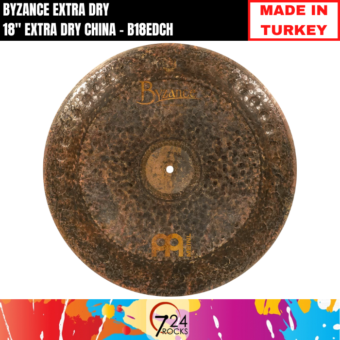 724ROCKS MEINL Cymbals - MEINL Byzance Extra Dry 18